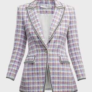Veronica Beard Etney Tweed Dickey Jacket
